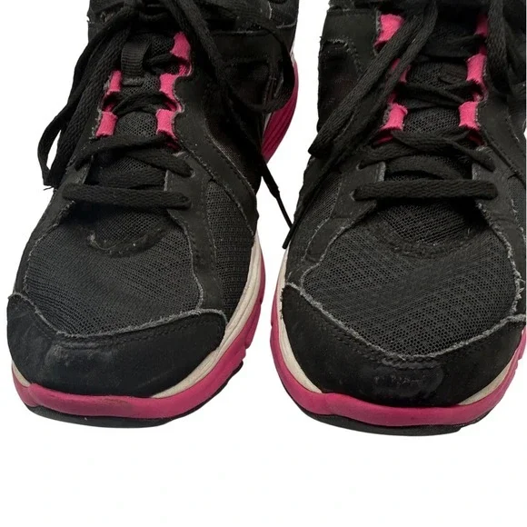 Nike Dual Fusion Run Women 11 Black Sneakers Athleisure Activewear Streetwear - Picture 5 of 11